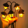 Retro Solar Garden Lantern – 6 LED Lights & IP44 Waterproof