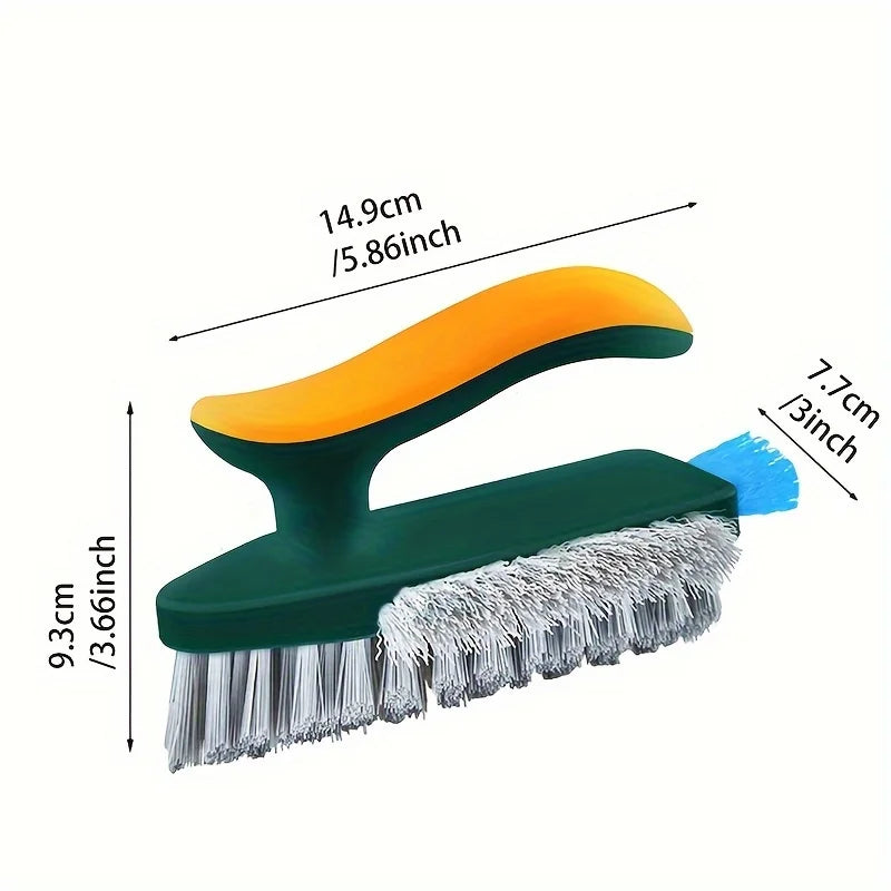 Grout Cleaning Brush Set of 2 – 4-in-1 for Tiles & Glass
