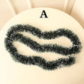 Snow-Flocked Christmas Garland Indoor and Outdoor