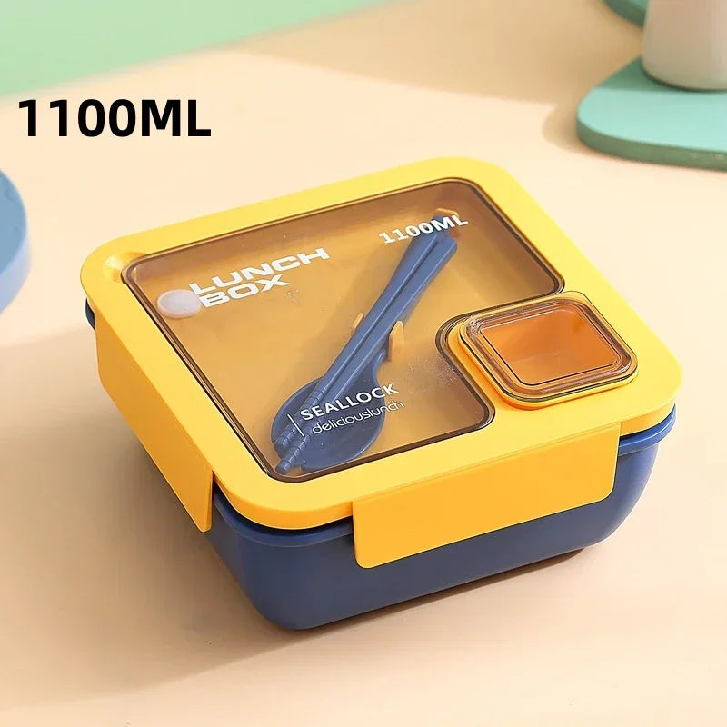 Bento Lunch Boxes – Leak-Proof with Cutlery, Microwave &amp; Dishwasher Safe