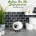 Sheep Toilet Paper Holder – Decorative, Holds 3 Rolls & Bathroom Charming