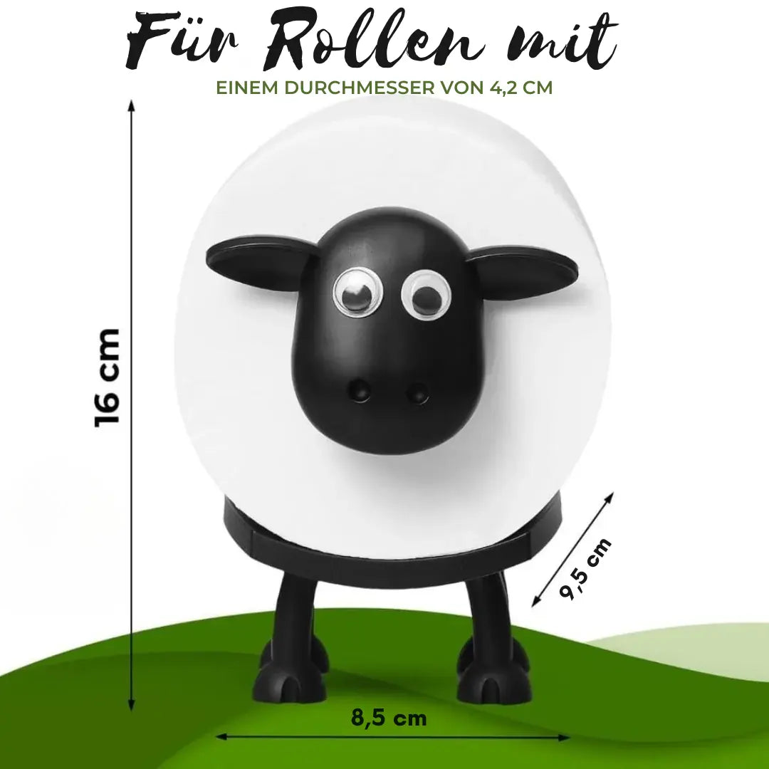 Sheep Toilet Paper Holder – Decorative, Holds 3 Rolls & Bathroom Charming