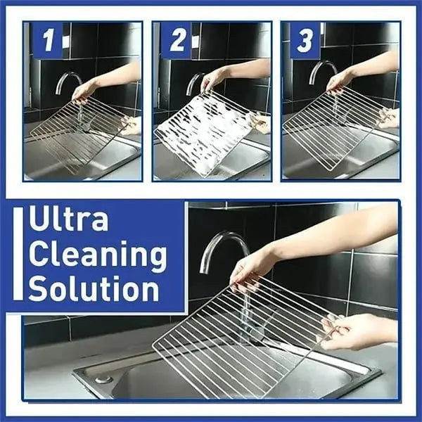 Foam Kitchen Cleaner – Grease Remover, No Rinse & Food-Safe Formula