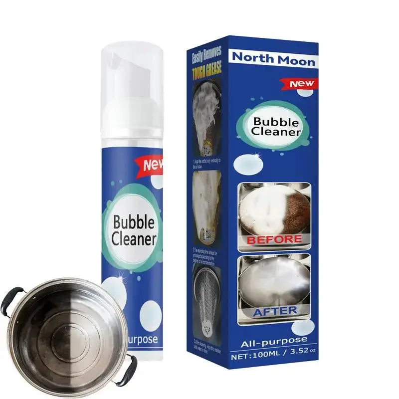 Foam Kitchen Cleaner – Grease Remover, No Rinse & Food-Safe Formula