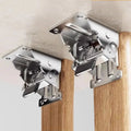 Auto-Lock Folding Bracket 90° 2-Pack – 225kg Rated & Self-Locking Design