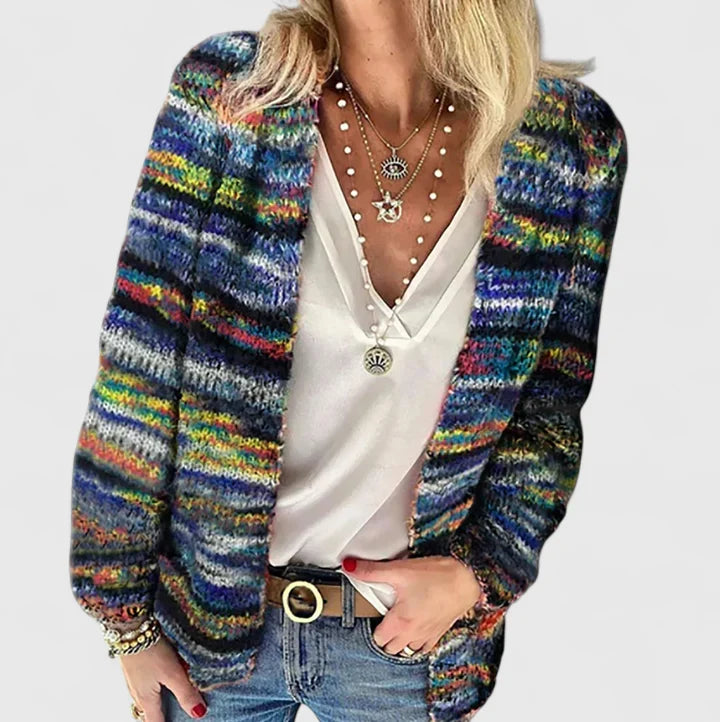Women's Cardigan – Comfortable Knit, Open Front