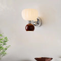 Nordic Pumpkin Halloween Wall Lamp - Glass and Metal Sconce