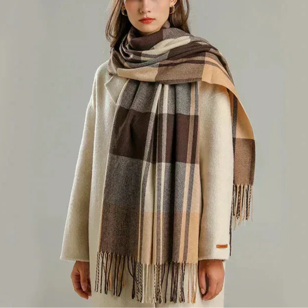 Luxury Cashmere Scarf – Elegant Warm Soft & Unisex Winter