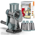 Rotary Cheese Grater – 3 Interchangeable Drums & Easy Cleaning