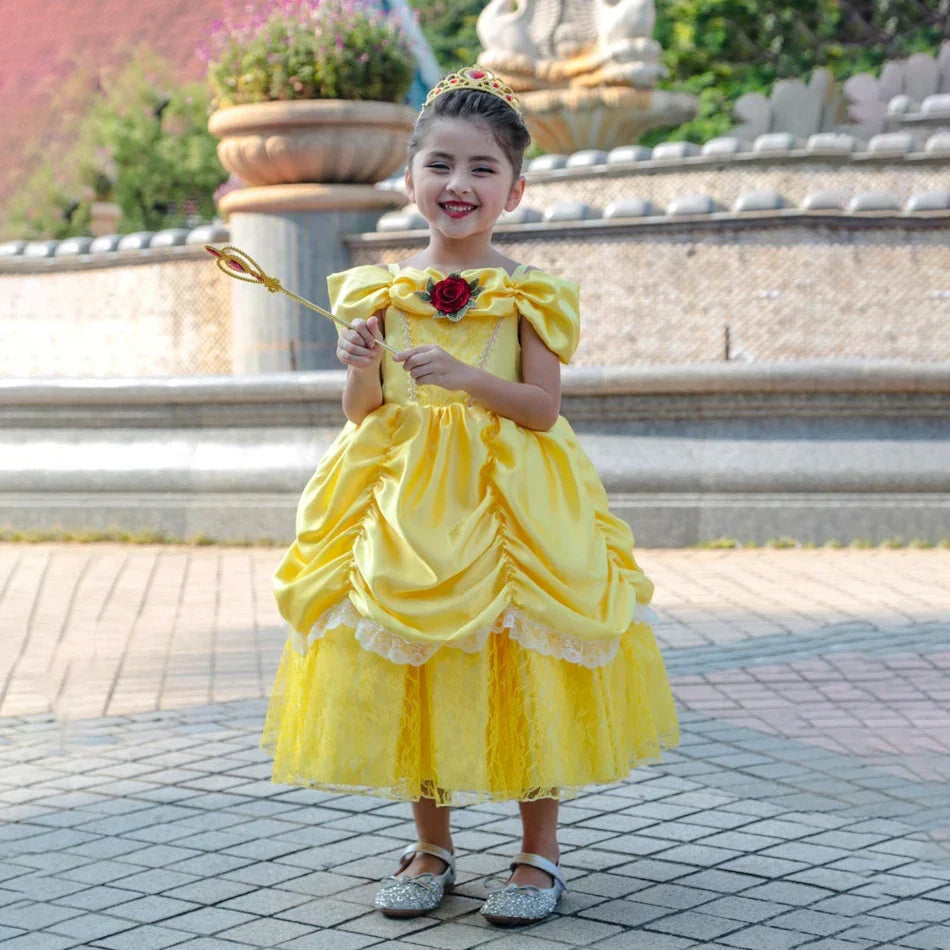 Girls’ Princess Costume Dress and Accessory Set