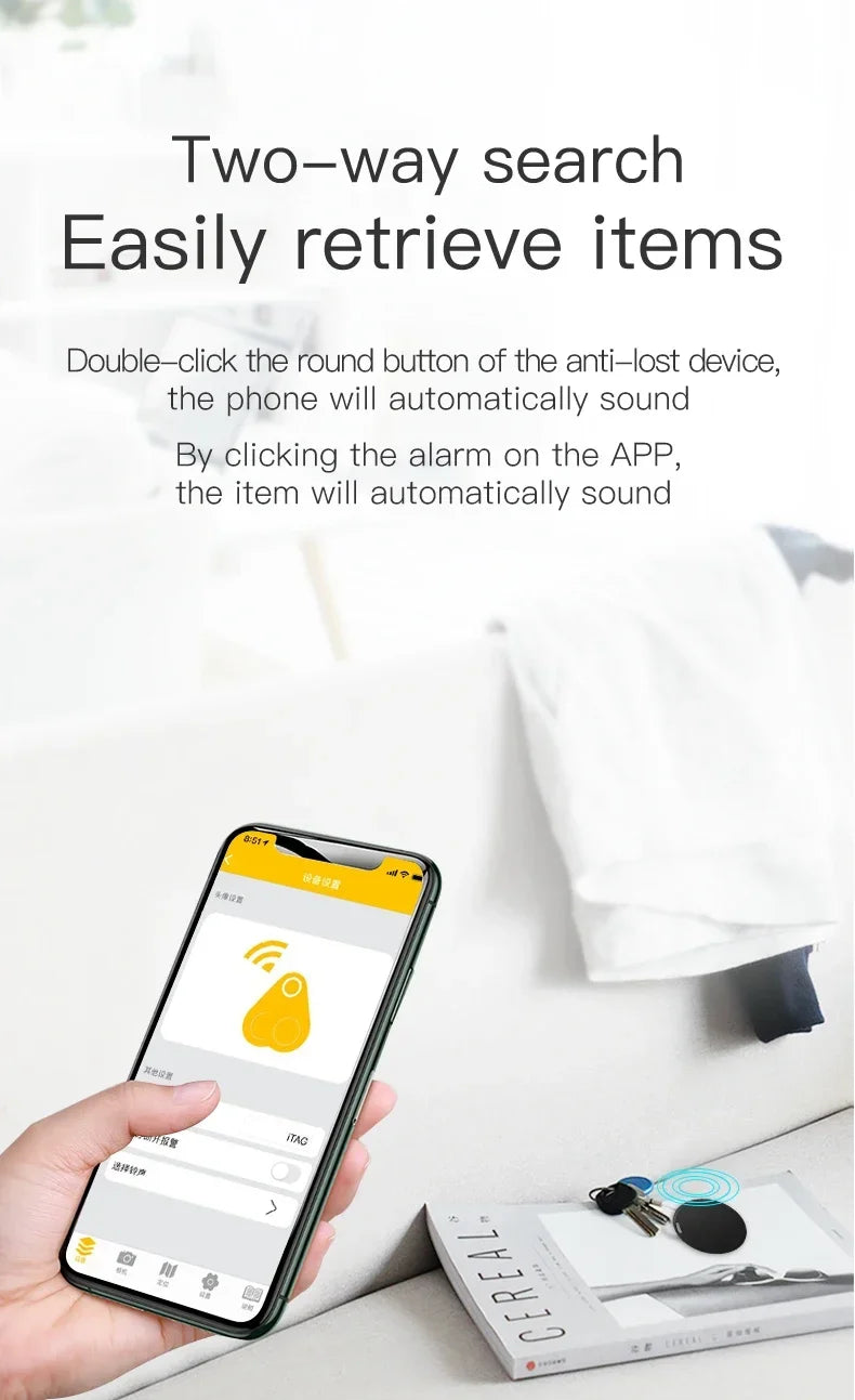 Mini GPS Tracker 2-Pack – Real-Time Tracking, Compact & Long Battery Life