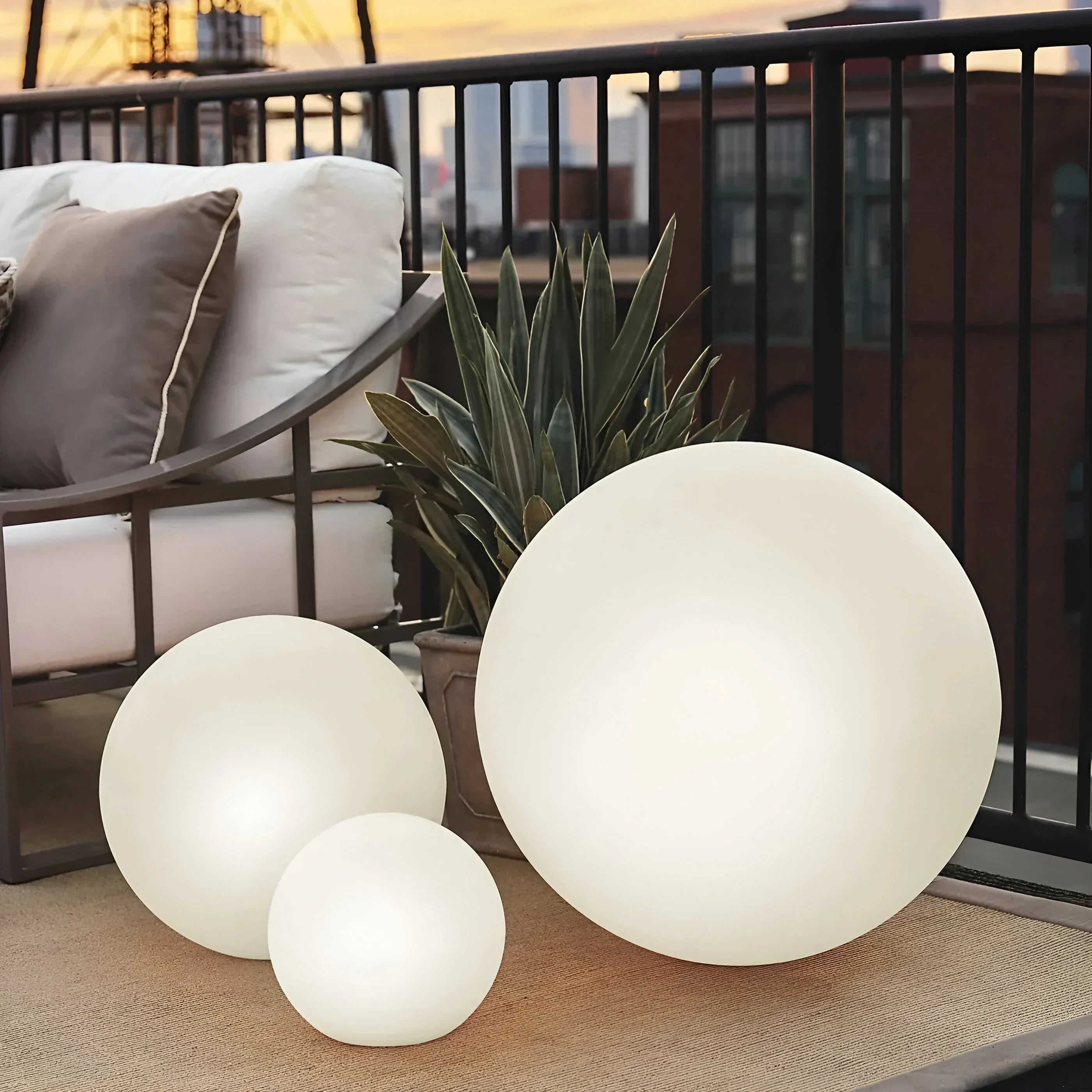Garden Globe Light – LumiGlobe Weatherproof Solar LED & Outdoor
