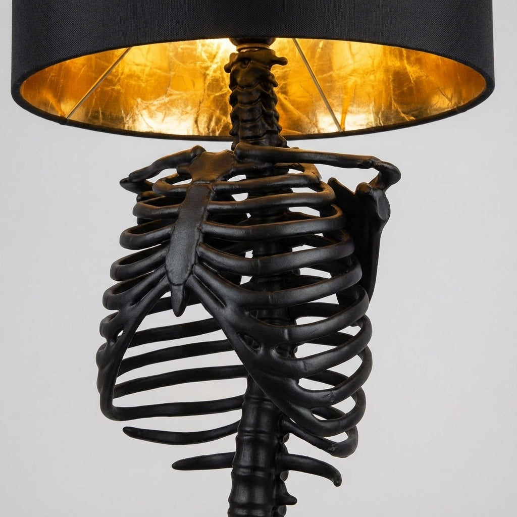 Gothic Skeleton Accent Table Lamp