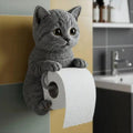 Cat Head Toilet Paper Holder – Decorative 3D Design & Bathroom Novelty Decor