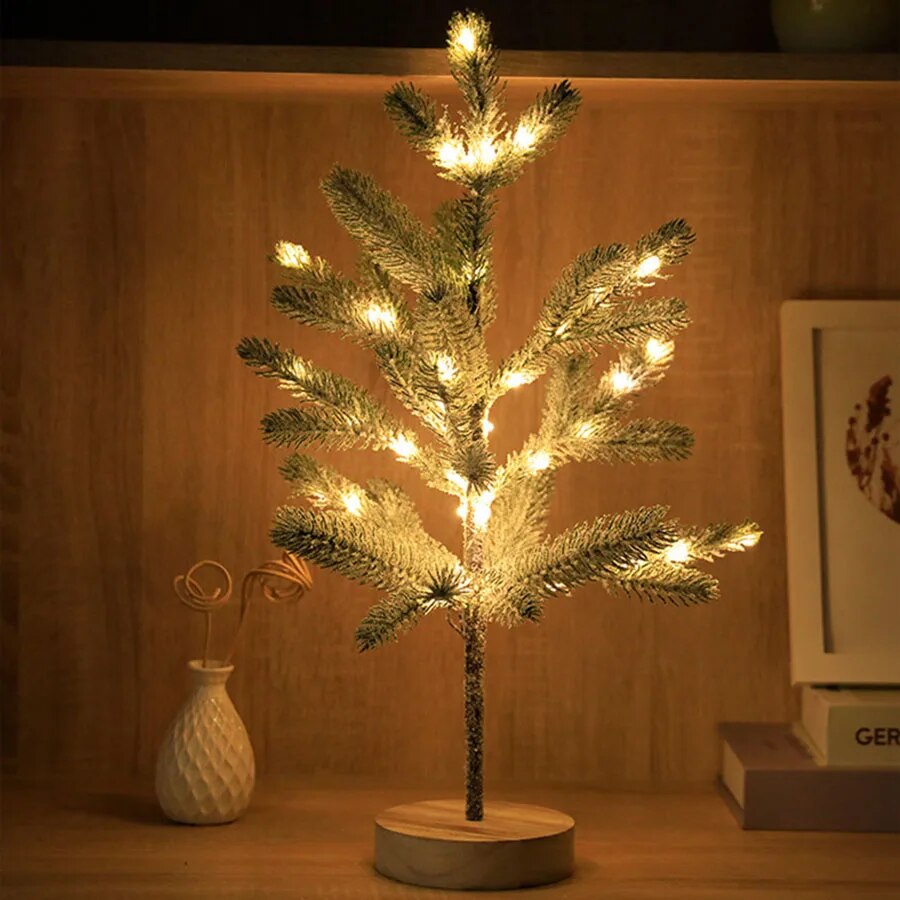 LED Christmas Tree Table Lamp Warm White