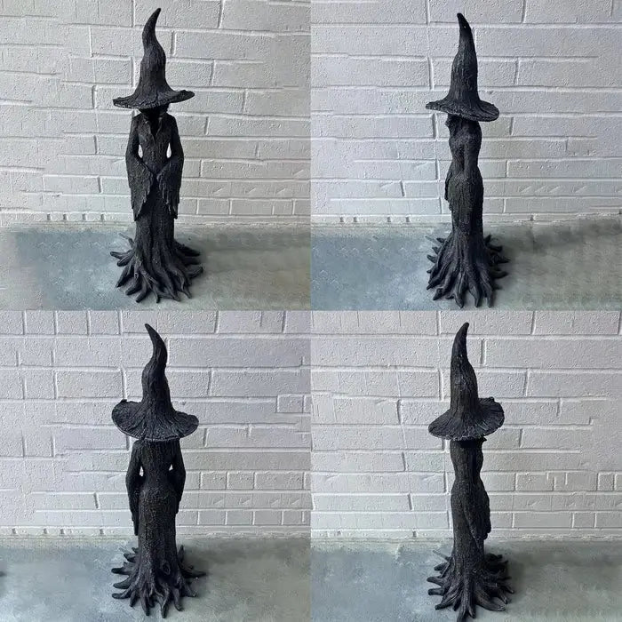 Gothic Tree-Detail Witch Figurine