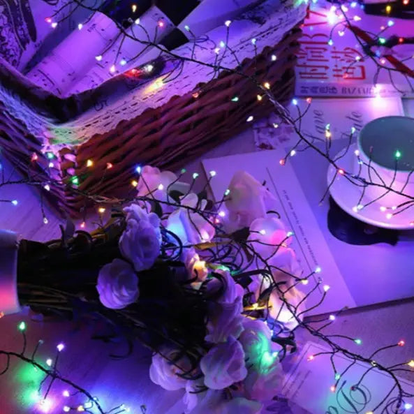 Copper Wire LED Christmas Tree String Lights, 100–300 LEDs
