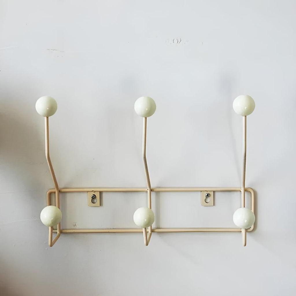 Mid-Century Wall Coat Rack – Stylish 3-Hook Entryway Organizer