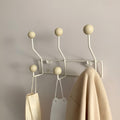 Mid-Century Wall Coat Rack – Stylish 3-Hook Entryway Organizer