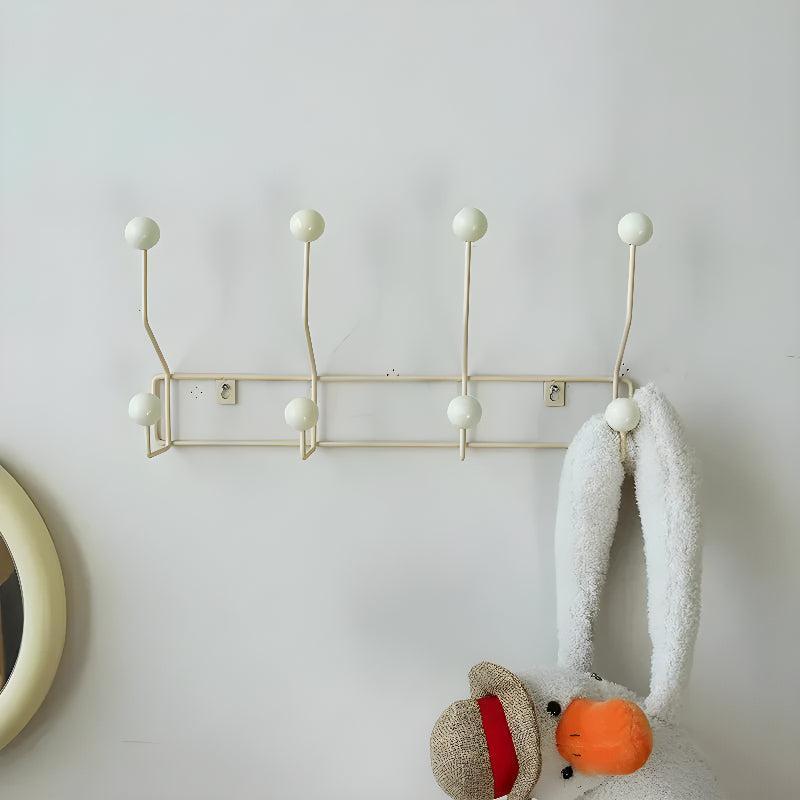 Mid-Century Wall Coat Rack – Stylish 3-Hook Entryway Organizer