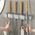 Broom & Mop Wall Holder – Space-Saving Mounting & Secure Tool Storage Rack