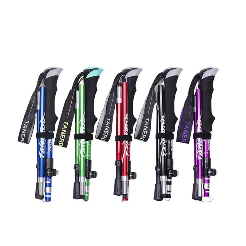 Adjustable Trekking Poles – Lightweight Foldable Hiking & Walking Sticks
