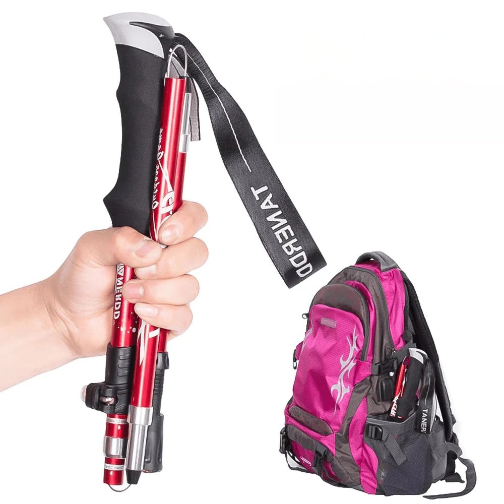 Adjustable Trekking Poles – Lightweight Foldable Hiking & Walking Sticks