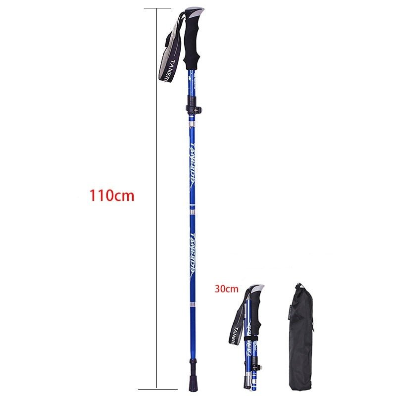 Adjustable Trekking Poles – Lightweight Foldable Hiking & Walking Sticks