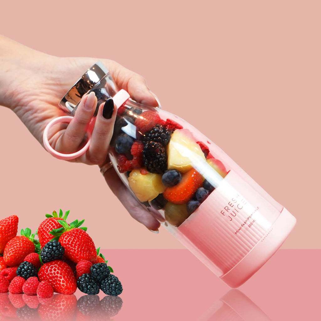 Portable Blender Bottle 420ml – Cordless USB Rechargeable & Fresh Smoothies Fast