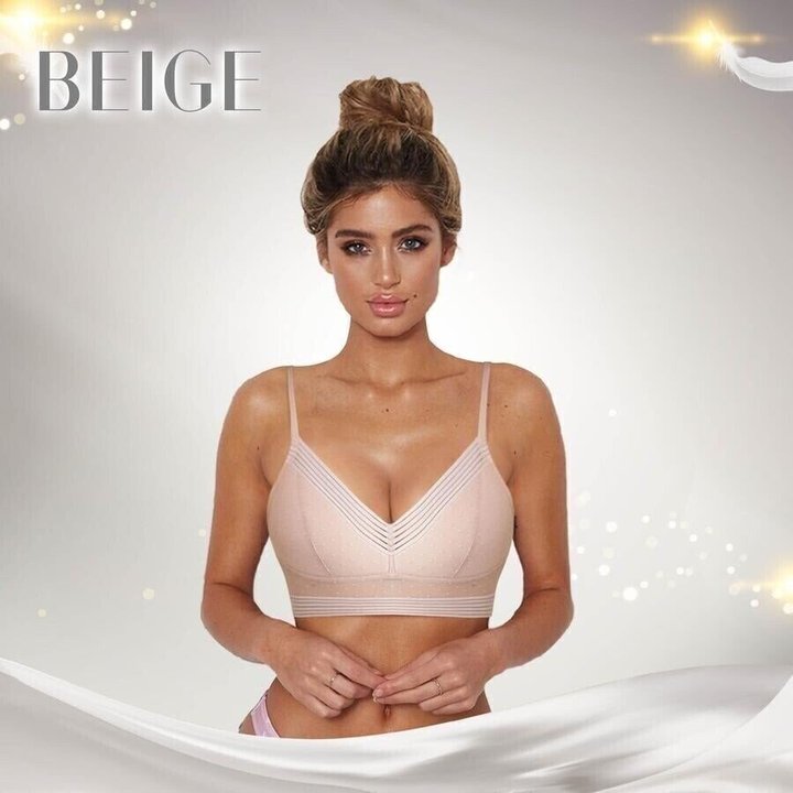 Women's Wireless Lifting Lace Bra – Low-Back Seamless & Strapless