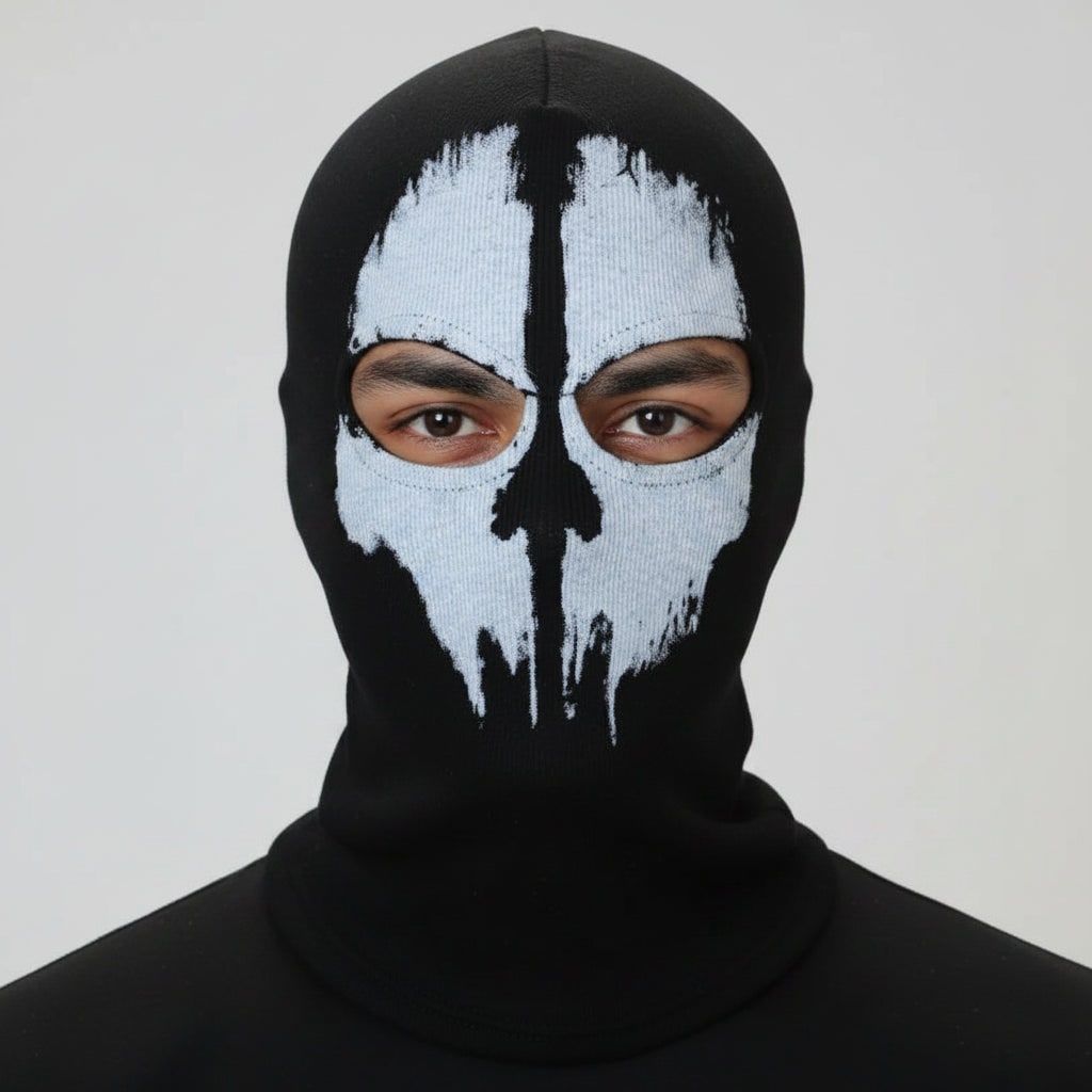 Skull Balaclava Halloween Mask - Full Face Covering