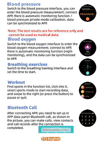 Health Smart Watch – Blood Sugar ECG HRV Heart Rate & SpO2 Monitor