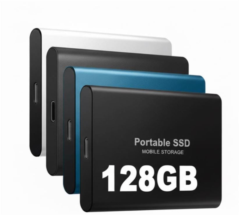 External SSD 128GB – USB-C 1050 MB/s Fast Portable Storage