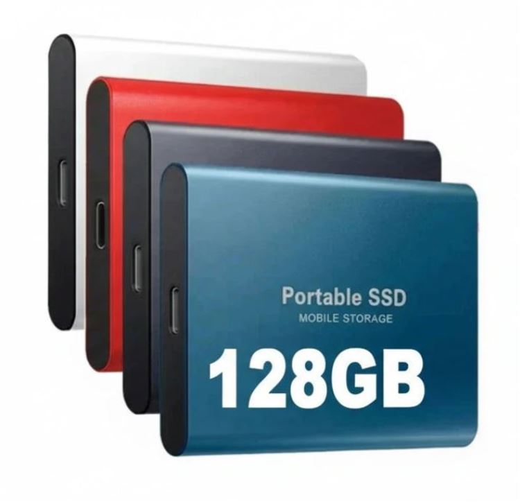 External SSD 128GB – USB-C 1050 MB/s Fast Portable Storage