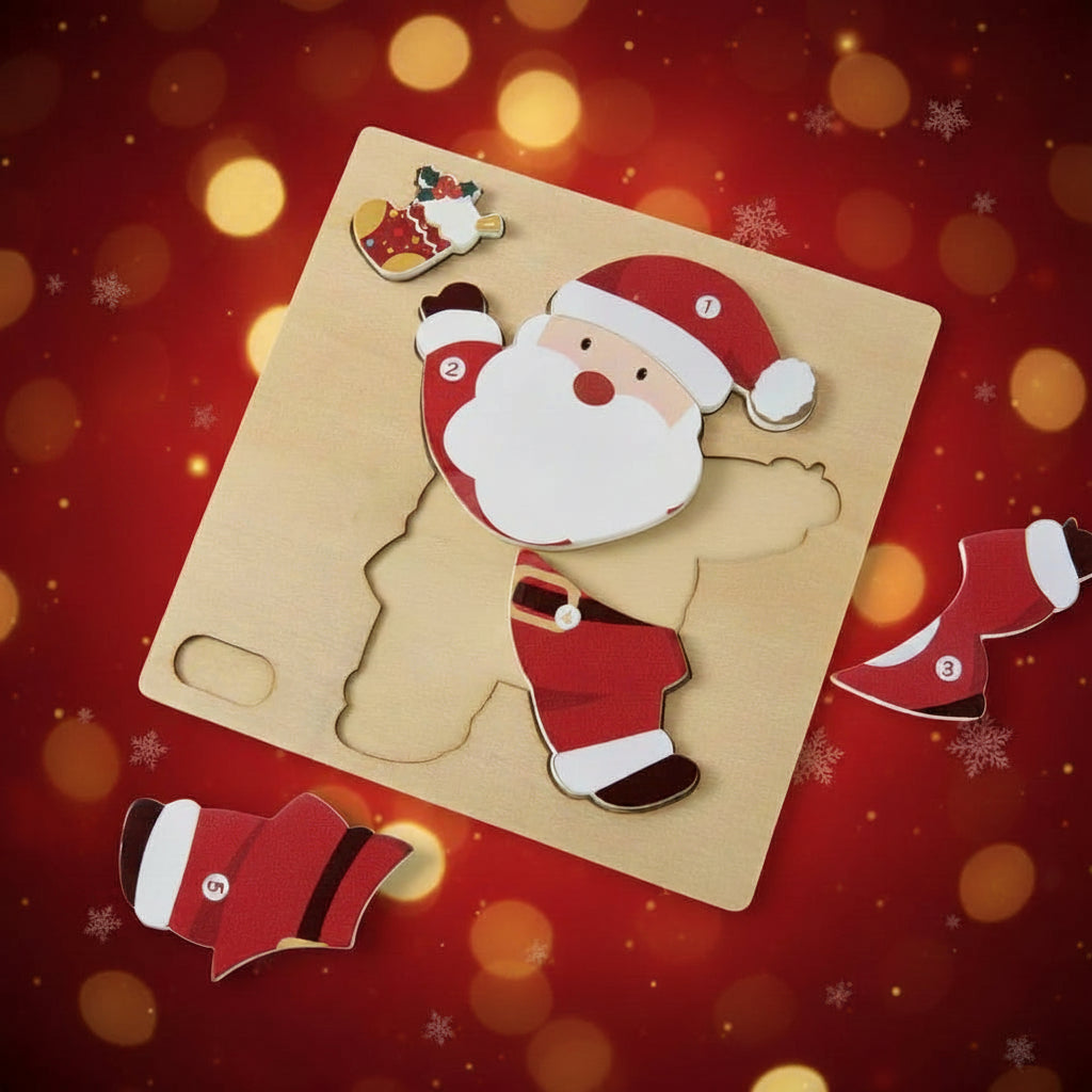 Christmas Puzzle Set for Toddlers 4 Pack
