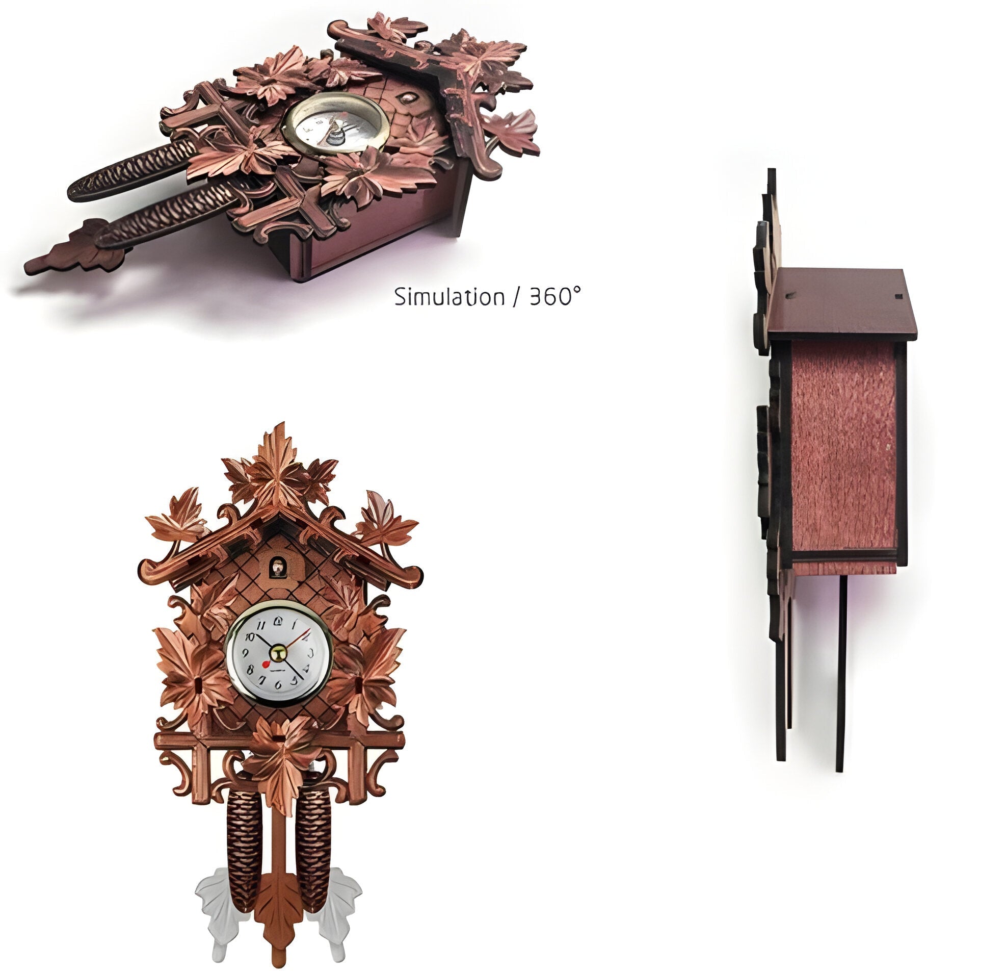 Retro Cuckoo Wall Clock