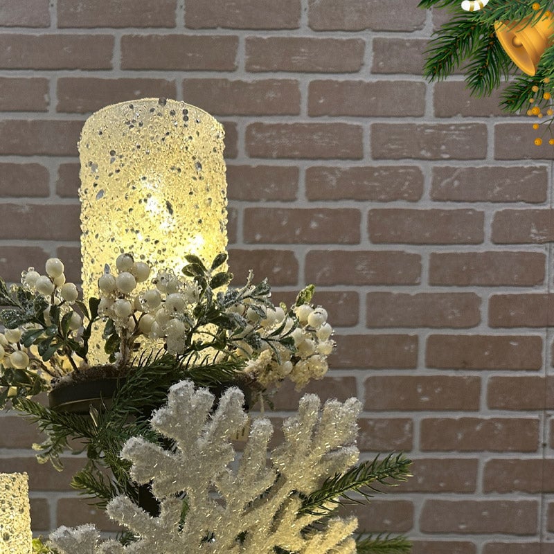 Christmas Tree Display Shelf – Wooden In-Tree Shelf for Ornaments and Villages