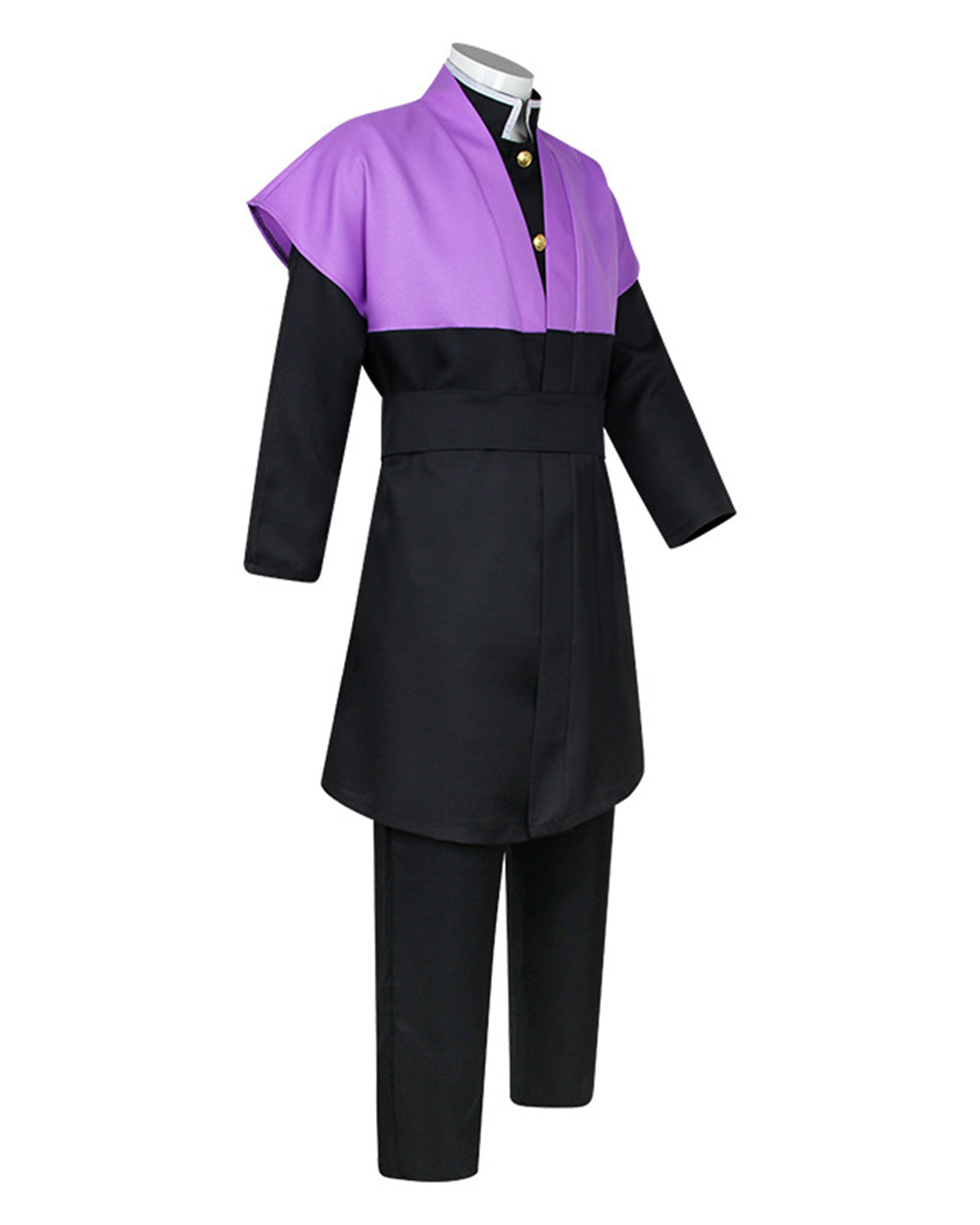 Men’s Purple and Black Warrior Costume Set