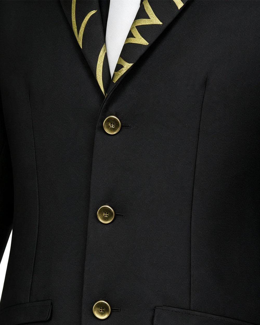 Men’s Black and White Villain Costume Set