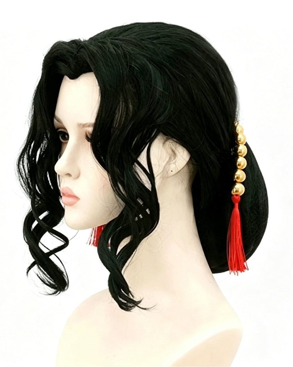 Women’s Layered Black Kimono-Style Costume