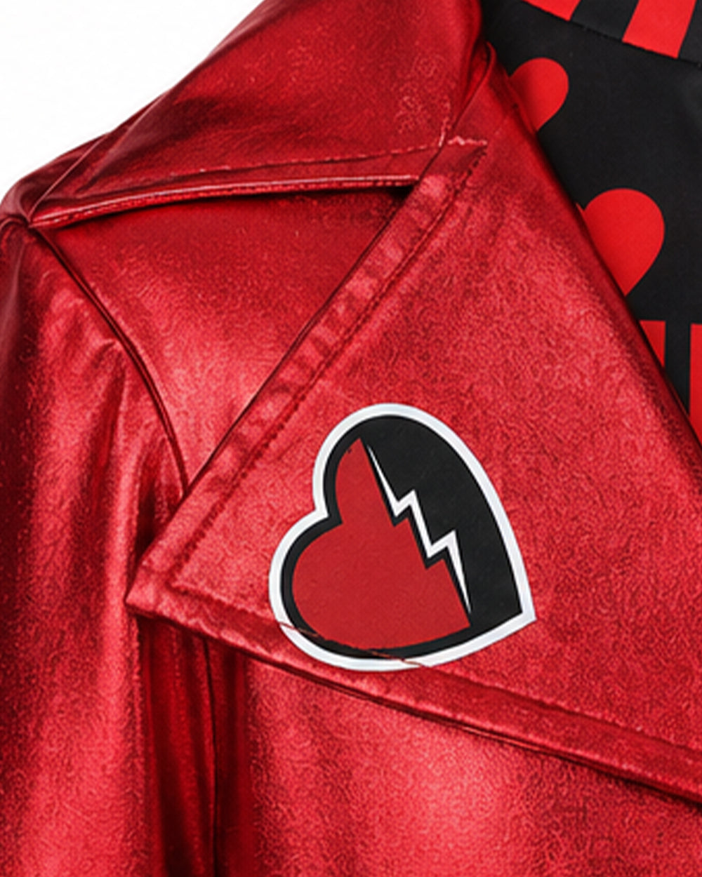 Red Heart-Themed Princess Costume Set