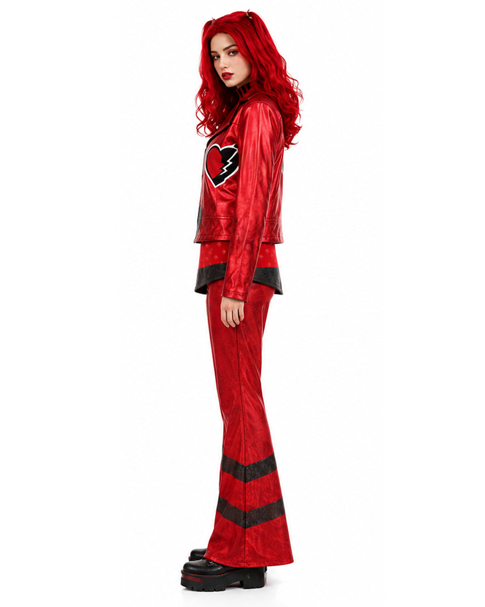 Red Heart-Themed Princess Costume Set