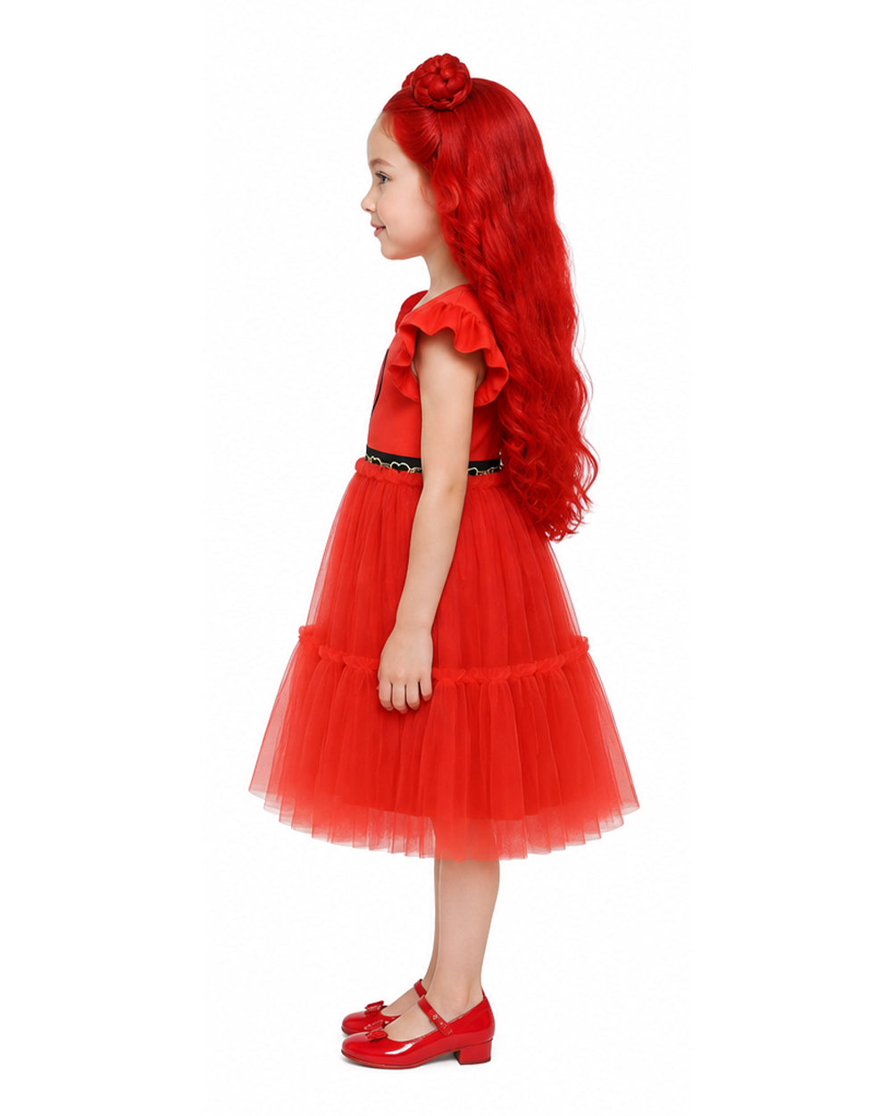 Girls’ Red Heart Princess Costume Dress