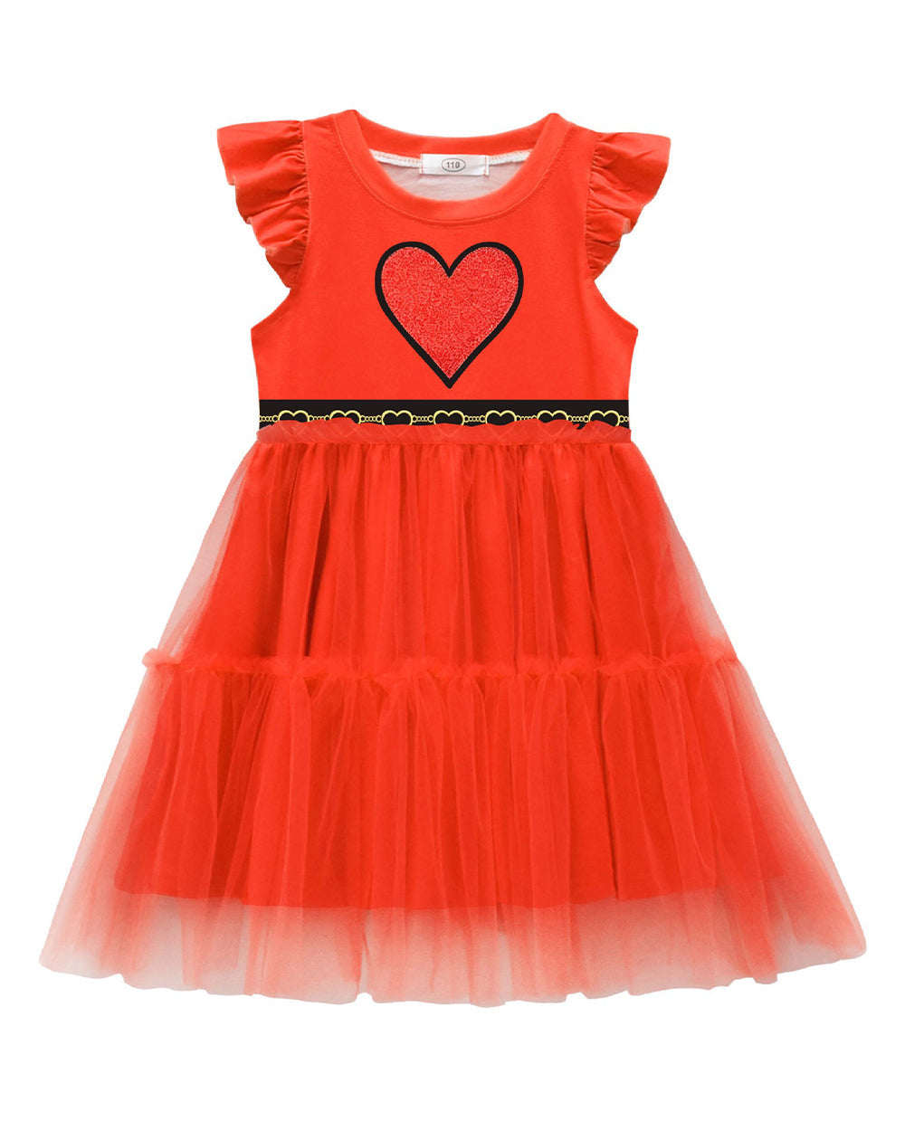 Girls’ Red Heart Princess Costume Dress
