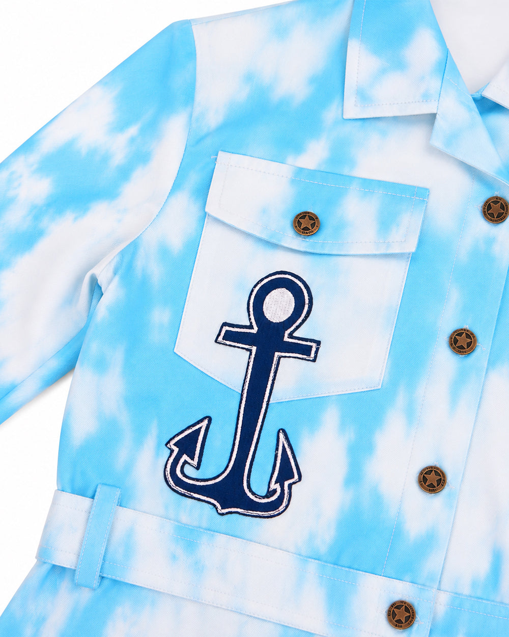 Blue Sailor Costume Set for Adults and Kids