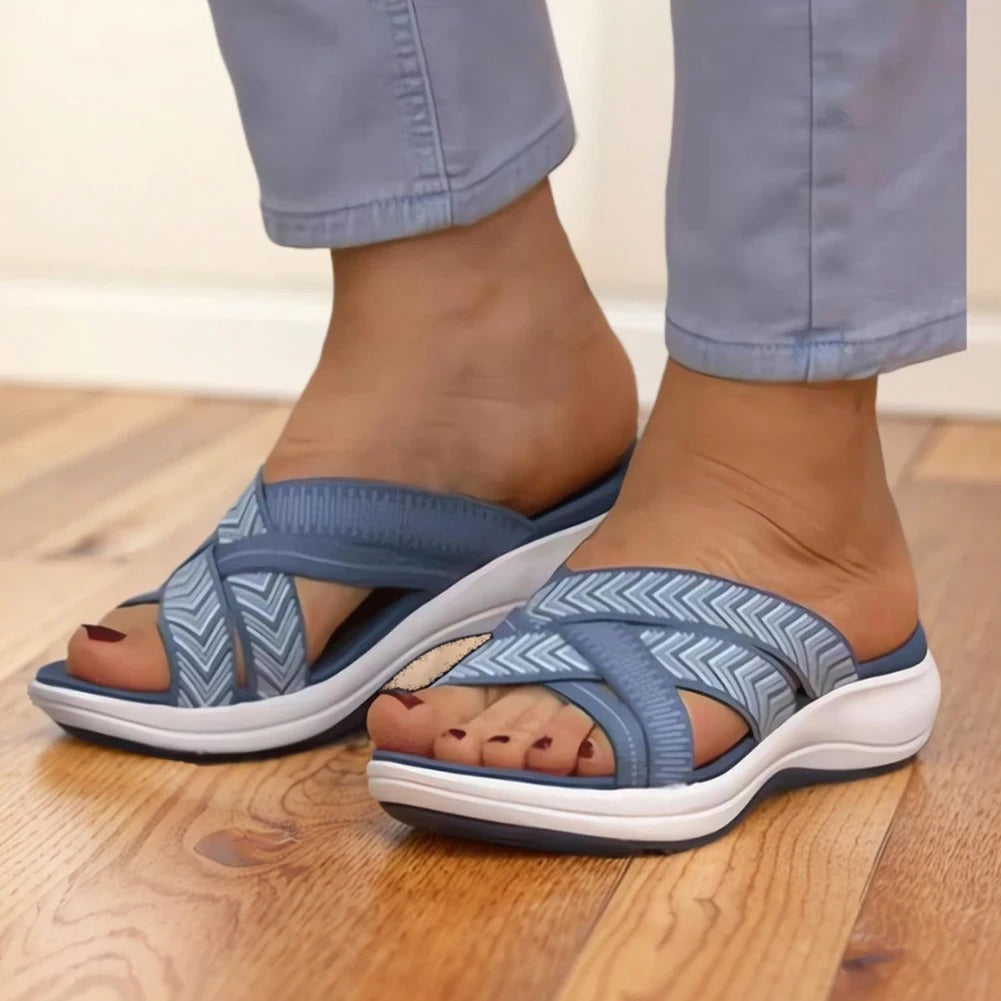 Orthopedic Sandals with Arch Support – Adjustable Strap, Open Toe & Comfort Sole