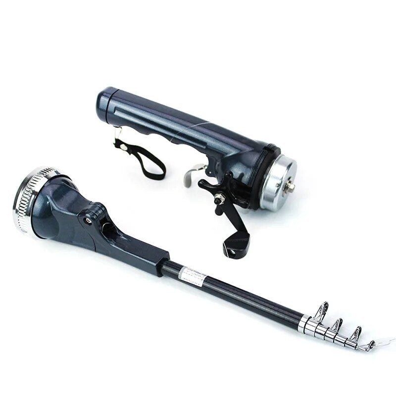 Telescopic Fishing Rod 134cm – Integrated Reel &amp; Portable Design