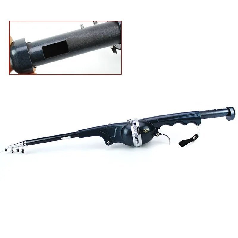 Telescopic Fishing Rod 134cm – Integrated Reel &amp; Portable Design