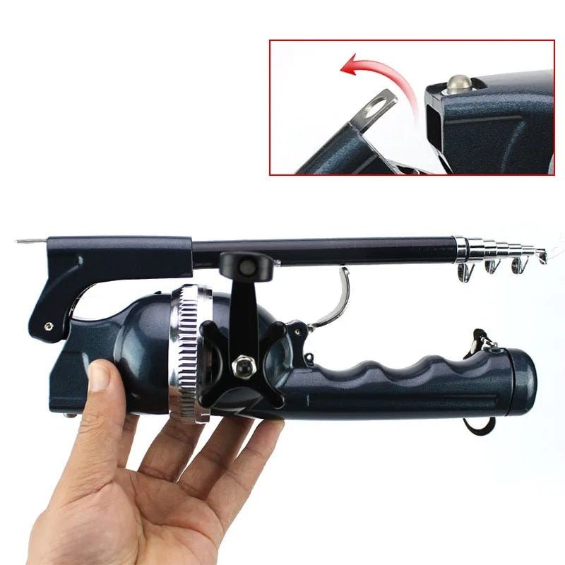 Telescopic Fishing Rod 134cm – Integrated Reel &amp; Portable Design