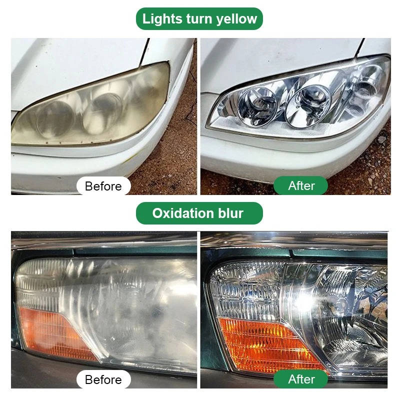 Headlight Lens Restoration Kit Set Of 2